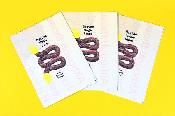 Bygone Magic Stone newspaper poster by Sam Russell Walker. Make and print your own newspaper at www.newspaperclub.com