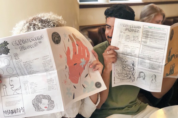 Hands newspaper founded by Chelsea Trout and Arpan Somani. Print your own newspaper with Newspaper Club.